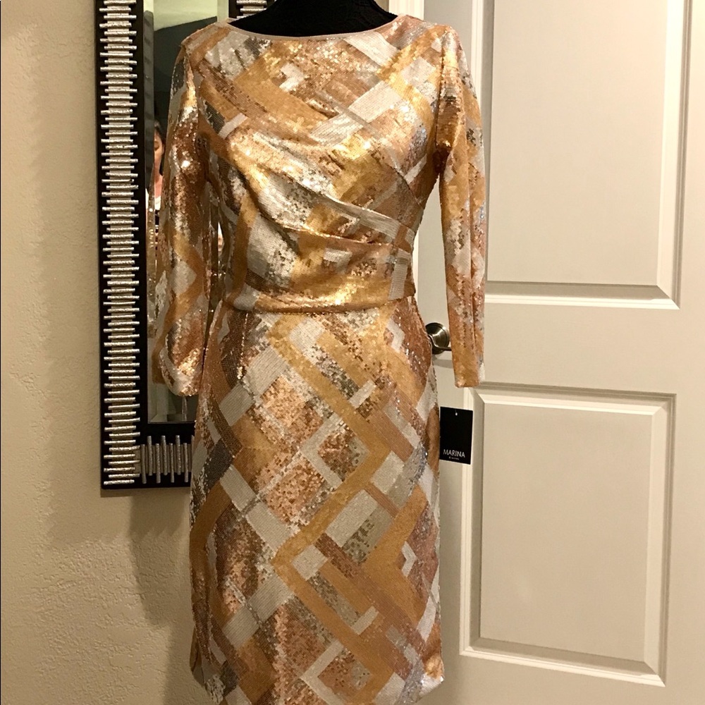Marina sequin dress